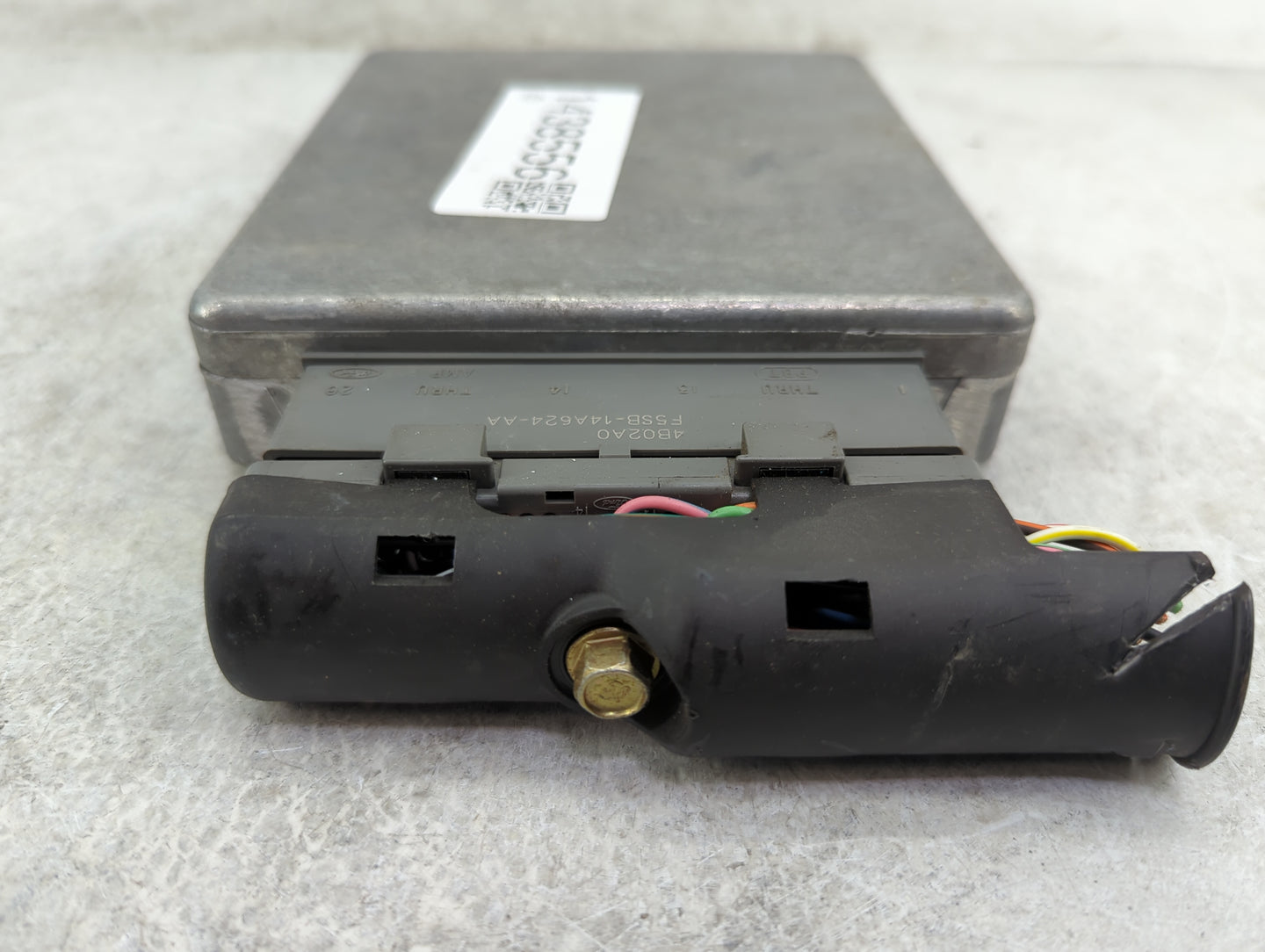 2004 Ford Mustang PCM Engine Control Computer ECU ECM PCU OEM P/N:4R3A-12A650-ACA CAX0 Fits OEM Used Auto Parts - Oemusedaut