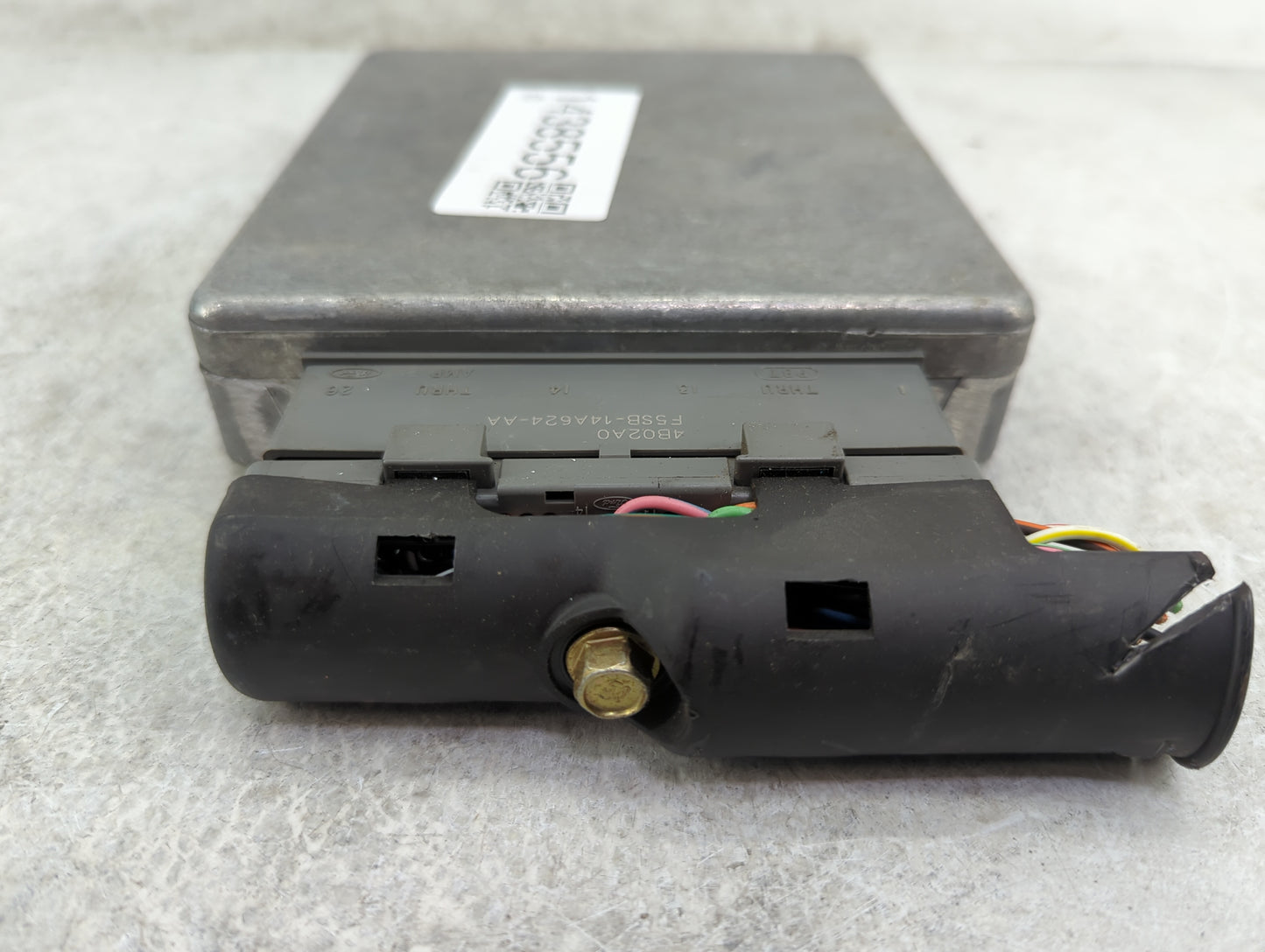 2004 Ford Mustang PCM Engine Control Computer ECU ECM PCU OEM P/N:4R3A-12A650-ACA CAX0 Fits OEM Used Auto Parts - Oemusedaut