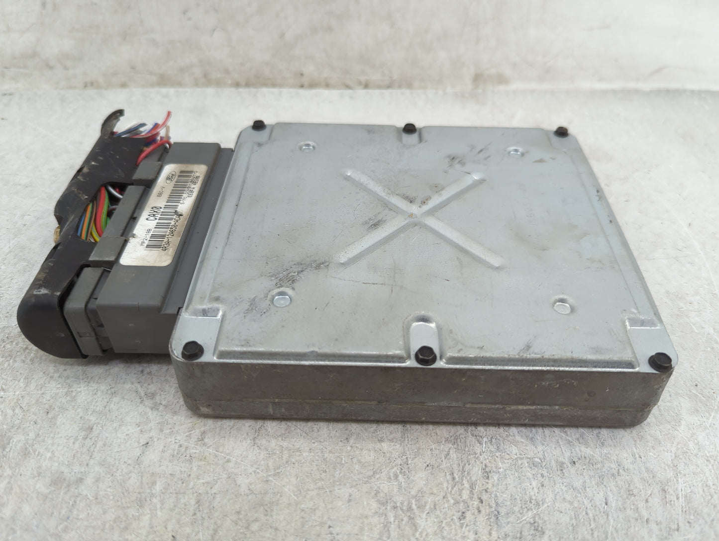 2004 Ford Mustang PCM Engine Control Computer ECU ECM PCU OEM P/N:4R3A-12A650-ACA CAX0 Fits OEM Used Auto Parts - Oemusedaut