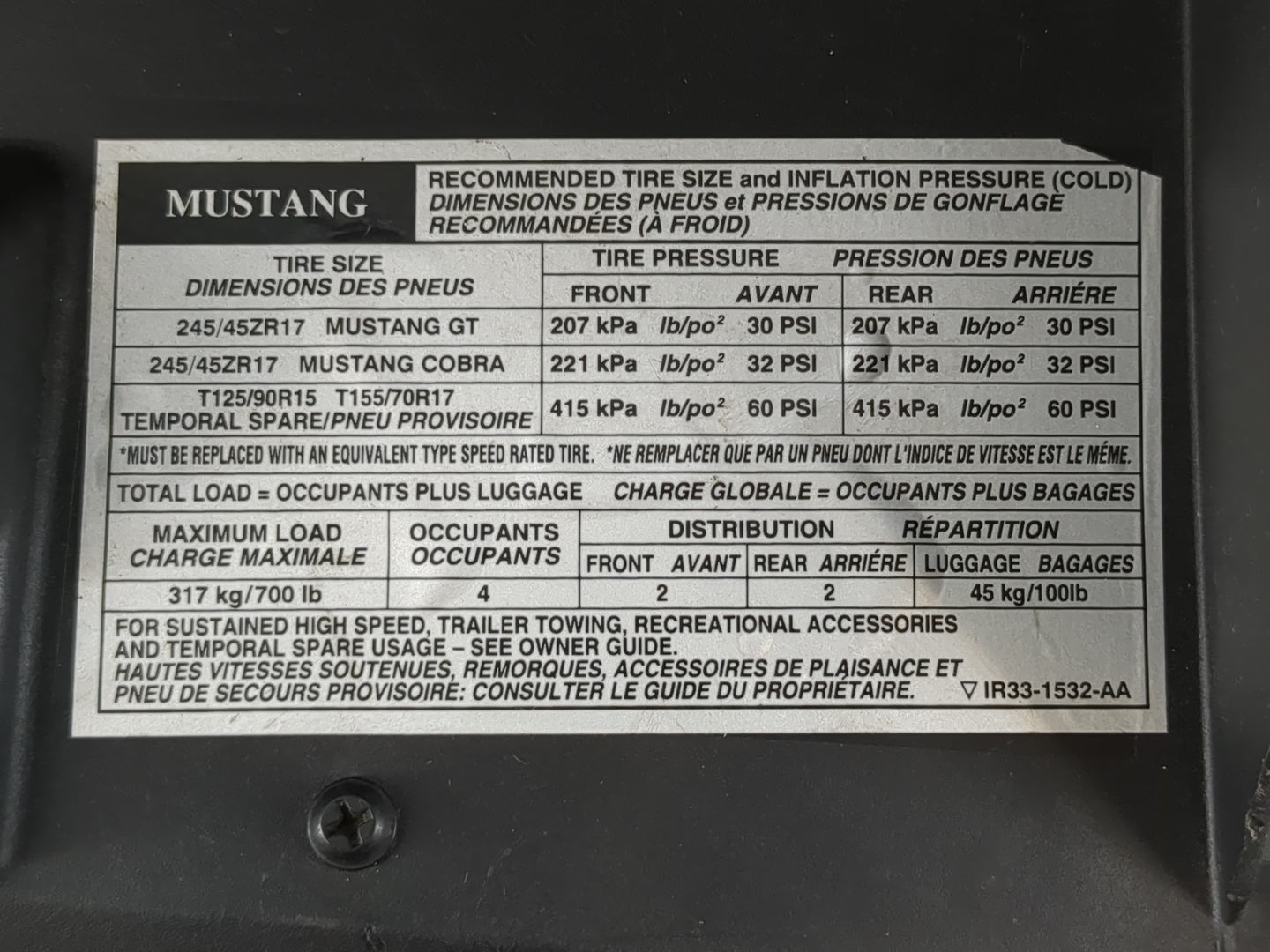 2004 Ford Mustang Passenger Glove Box Door Storage Compartment - Oemusedautoparts1.com