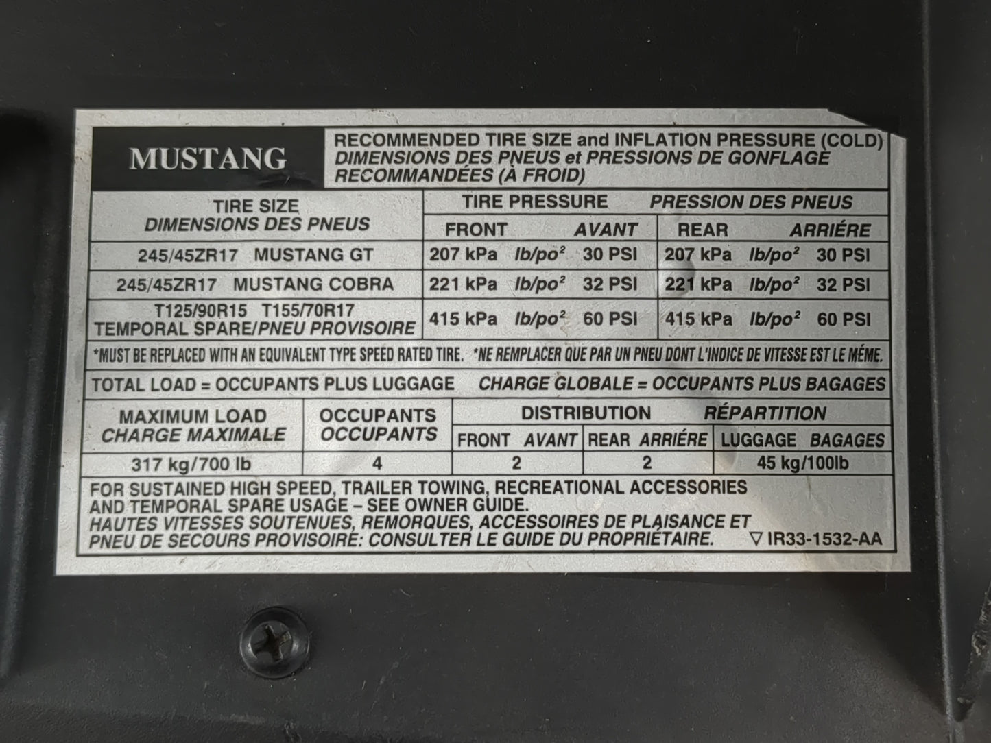 2004 Ford Mustang Passenger Glove Box Door Storage Compartment - Oemusedautoparts1.com
