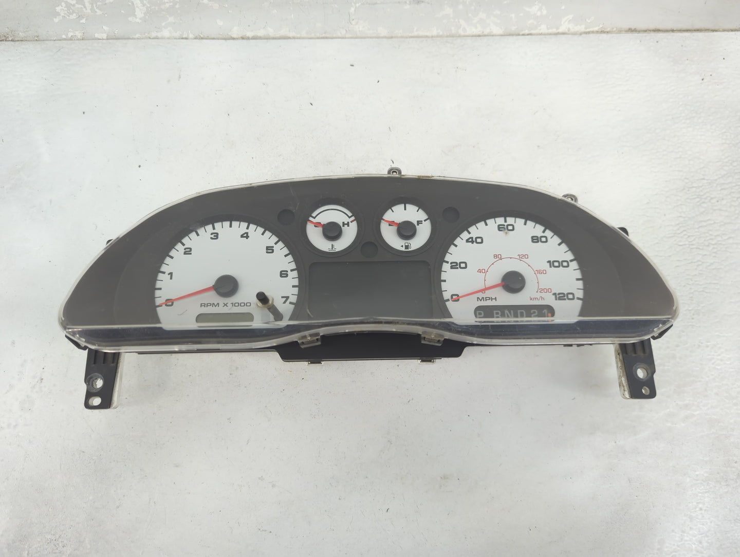 2004 Ford Ranger Instrument Cluster Speedometer Gauges P/N:4L54 10849 CJ MX157520-1896 Fits OEM Used Auto Parts - Oemusedaut