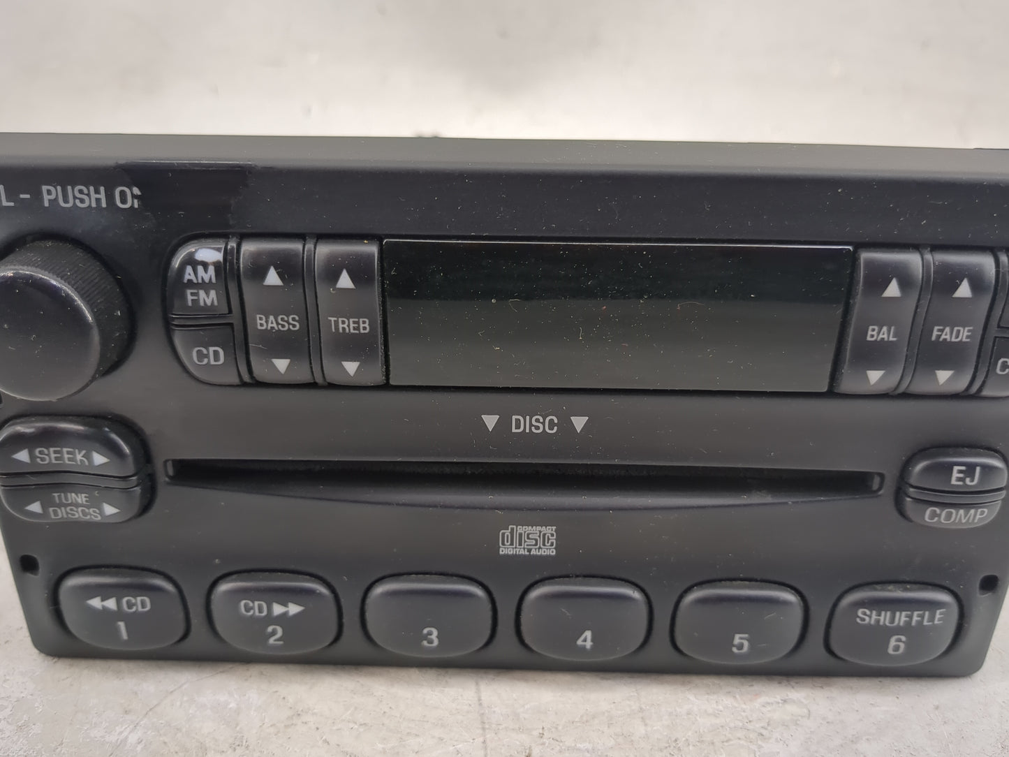 2004 Ford Ranger Radio AM FM Cd Player Receiver Replacement P/N:YW7F-18C815-CA DT107284 Fits OEM Used Auto Parts - Oemusedau