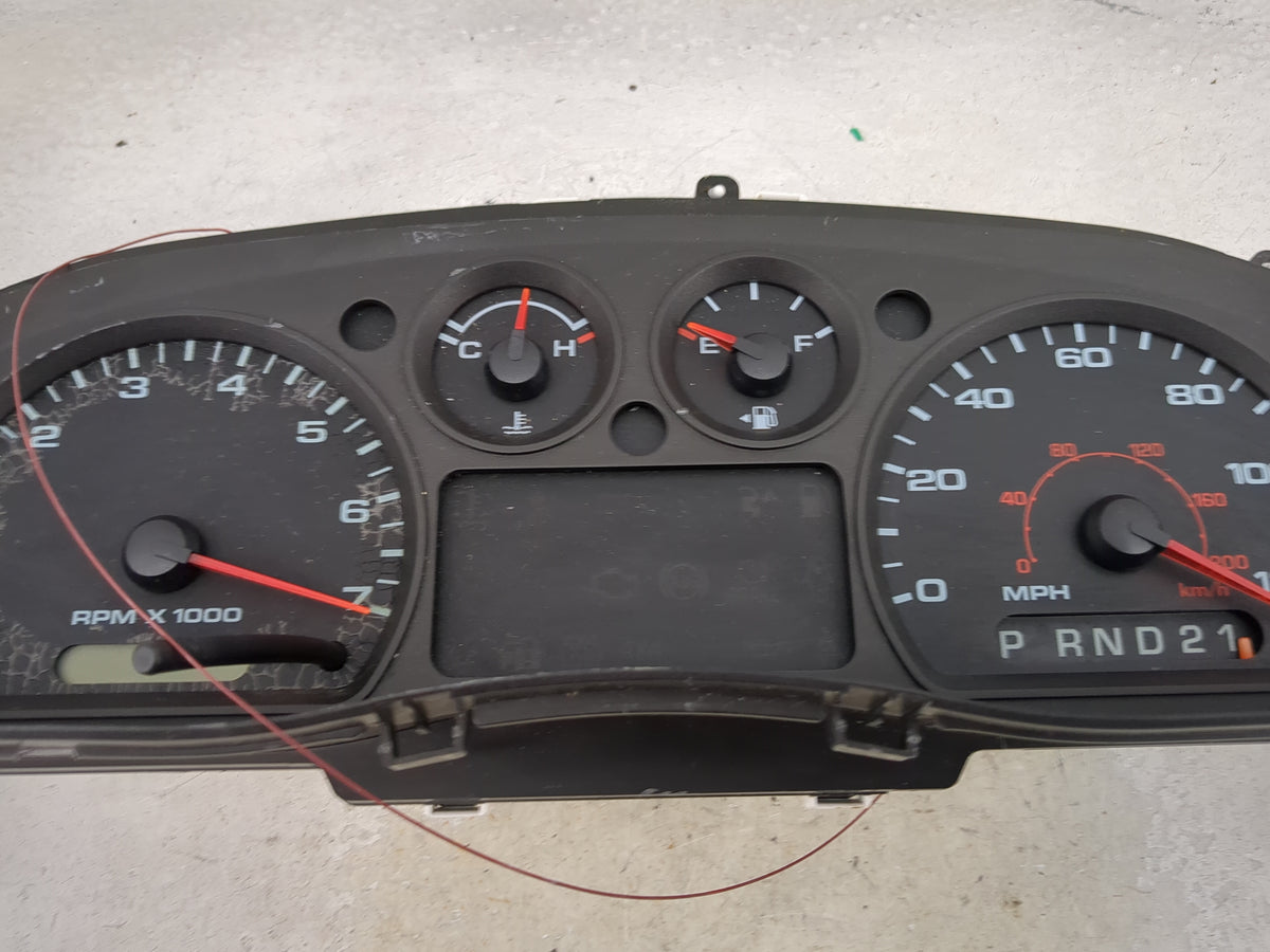 2004 Ford Ranger Instrument Cluster Speedometer Gauges P/N:4L54-10849-AJ Miles:230K Fits OEM Used Auto Parts - Oemusedautopa