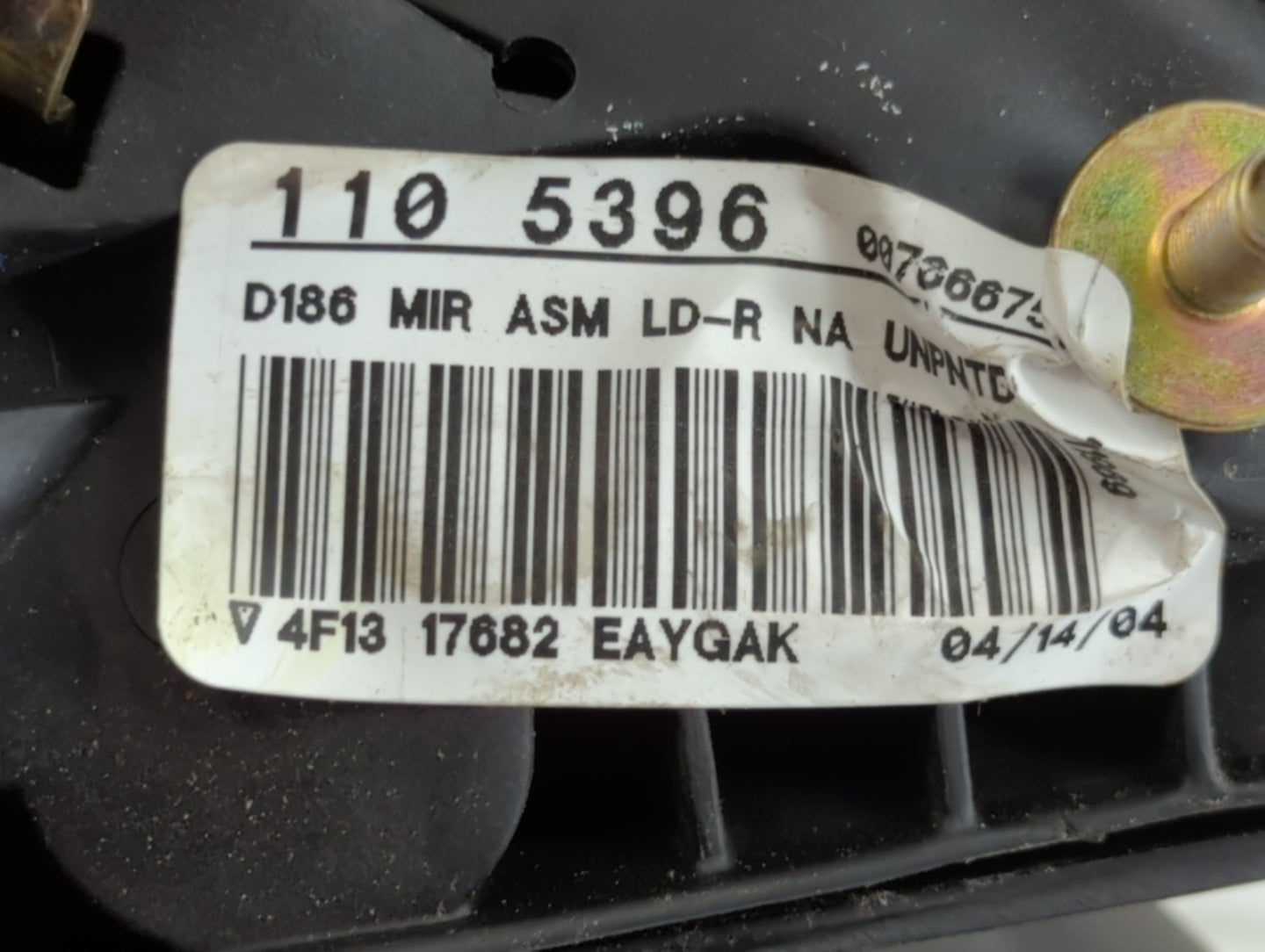 2000-2005 Ford Taurus Side Mirror Replacement Passenger Right View Door Mirror P/N:4F13 17682 EA Fits OEM Used Auto Parts - 