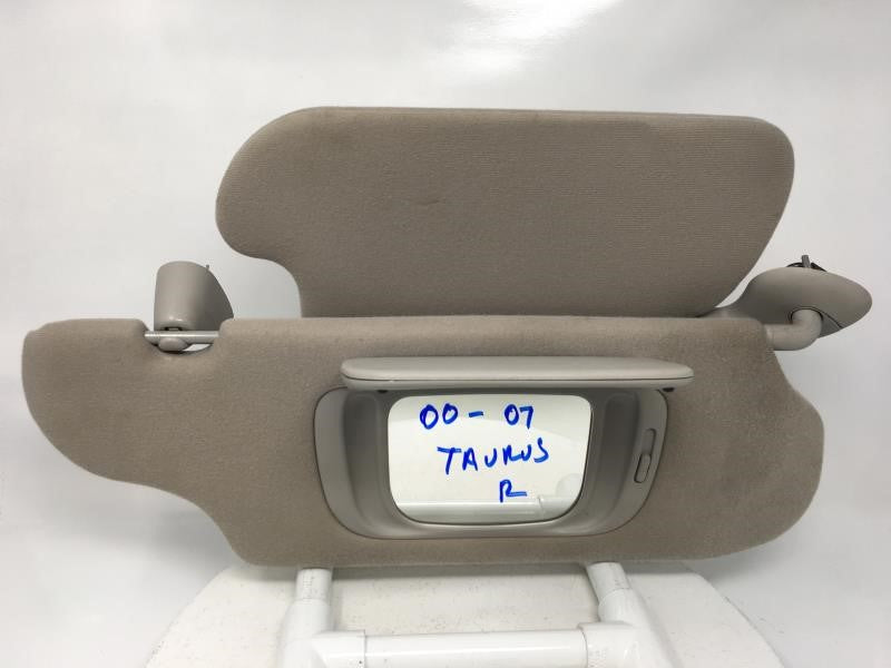 2004 Ford Taurus Sun Visor Shade Replacement Passenger Right Mirror Fits OEM Used Auto Parts - Oemusedautoparts1.com