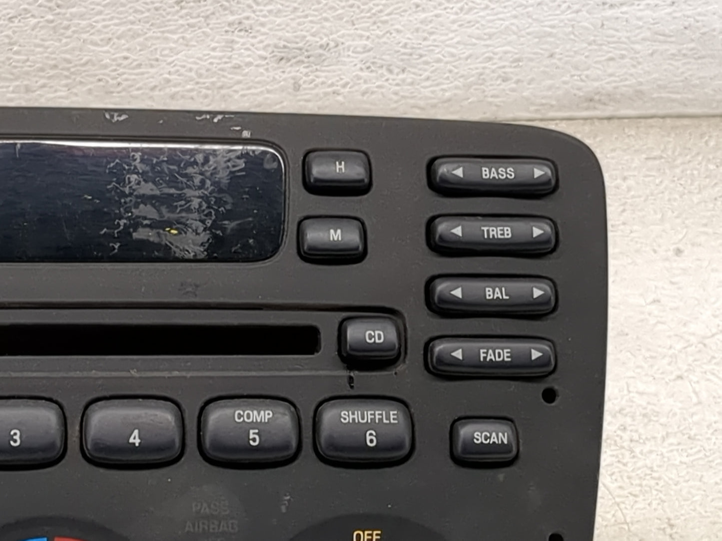 2004-2007 Ford Taurus Radio AM FM Cd Player Receiver Replacement P/N:4F1T-18C858-DC YF1F-18 Fits Fits 2004 2005 2006 2007 OE