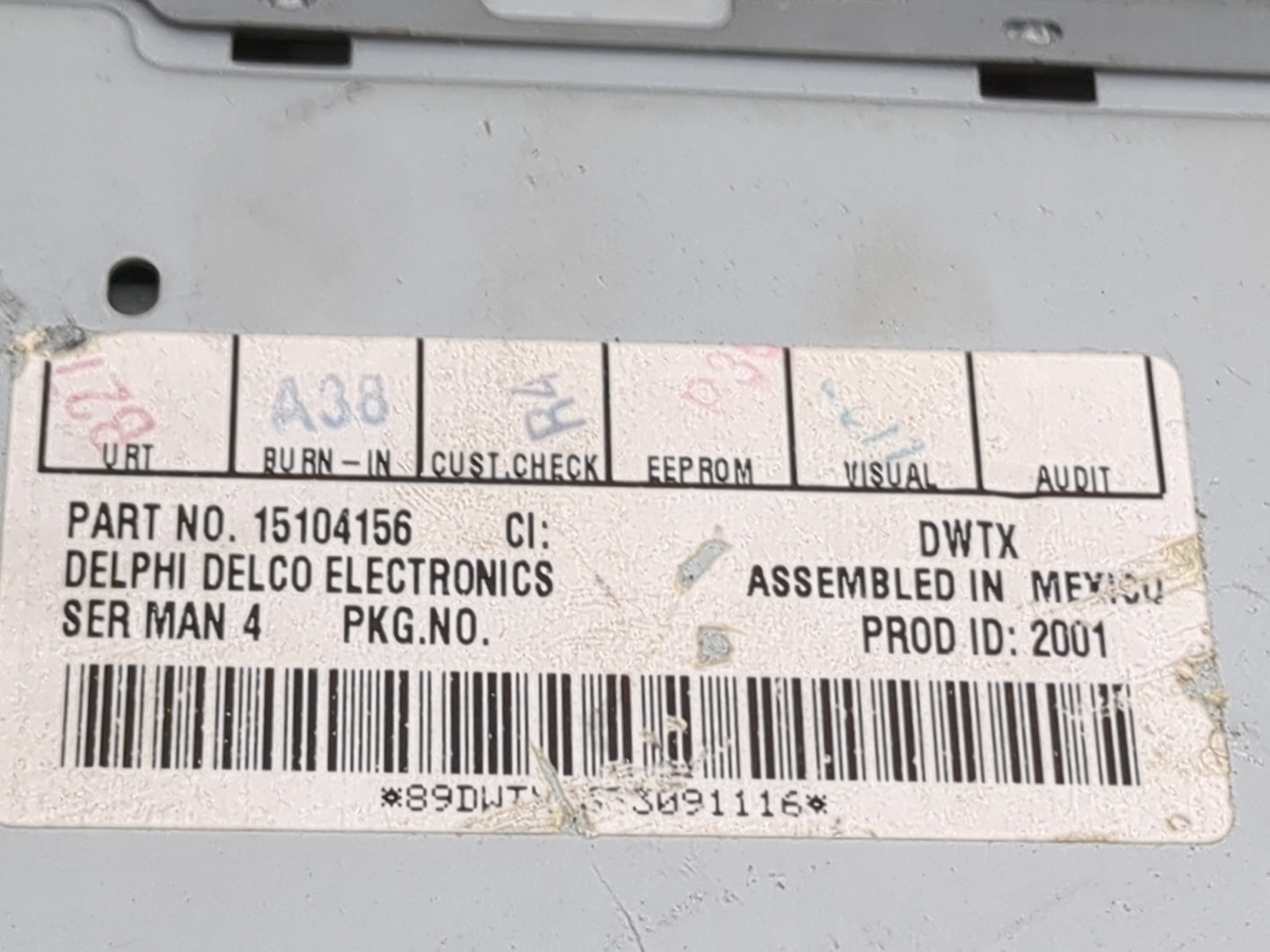2004-2005 Gmc Envoy Radio Control Panel - Oemusedautoparts1.com