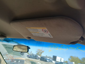 2002-2004 Gmc Envoy Sun Visor Shade Replacement Passenger Right Mirror Fits Fits 2002 2003 2004 OEM Used Auto Parts - Oemuse