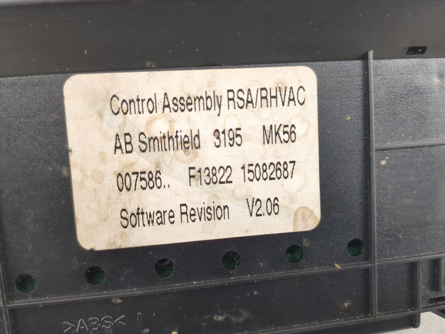 2002-2009 Gmc Envoy Climate Control Module Temperature AC/Heater Replacement P/N:15082687 F13822 Fits OEM Used Auto Parts - 