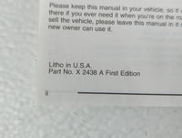 2004 Gmc Envoy Owners Manual Book Guide P/N:X 2438 OEM Used Auto Parts - Oemusedautoparts1.com