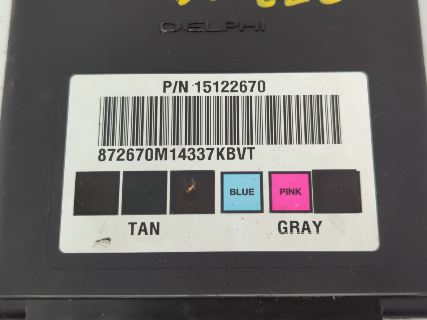 2003-2005 Gmc Envoy PCM Engine Control Computer ECU ECM PCU OEM P/N:15122670 Fits Fits 2003 2004 2005 2006 OEM Used Auto Par