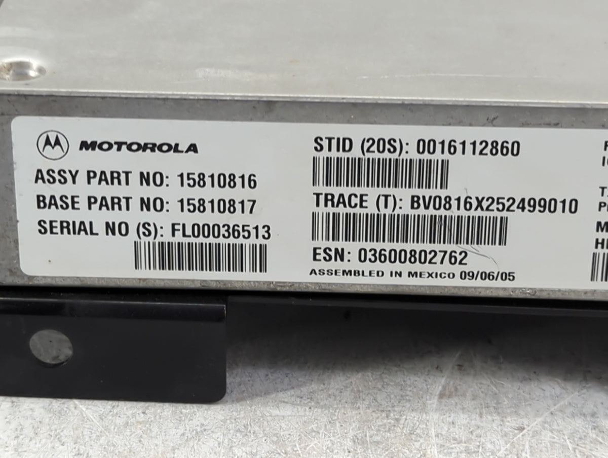 2003-2005 Gmc Envoy PCM Engine Control Computer ECU ECM PCU OEM P/N:15810816 15810817 Fits Fits 2003 2004 2005 2006 OEM Used