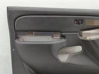 2004 Gmc Sierra 1500 Front Left Driver Interior Door Panel Trim Dark Grey - Oemusedautoparts1.com