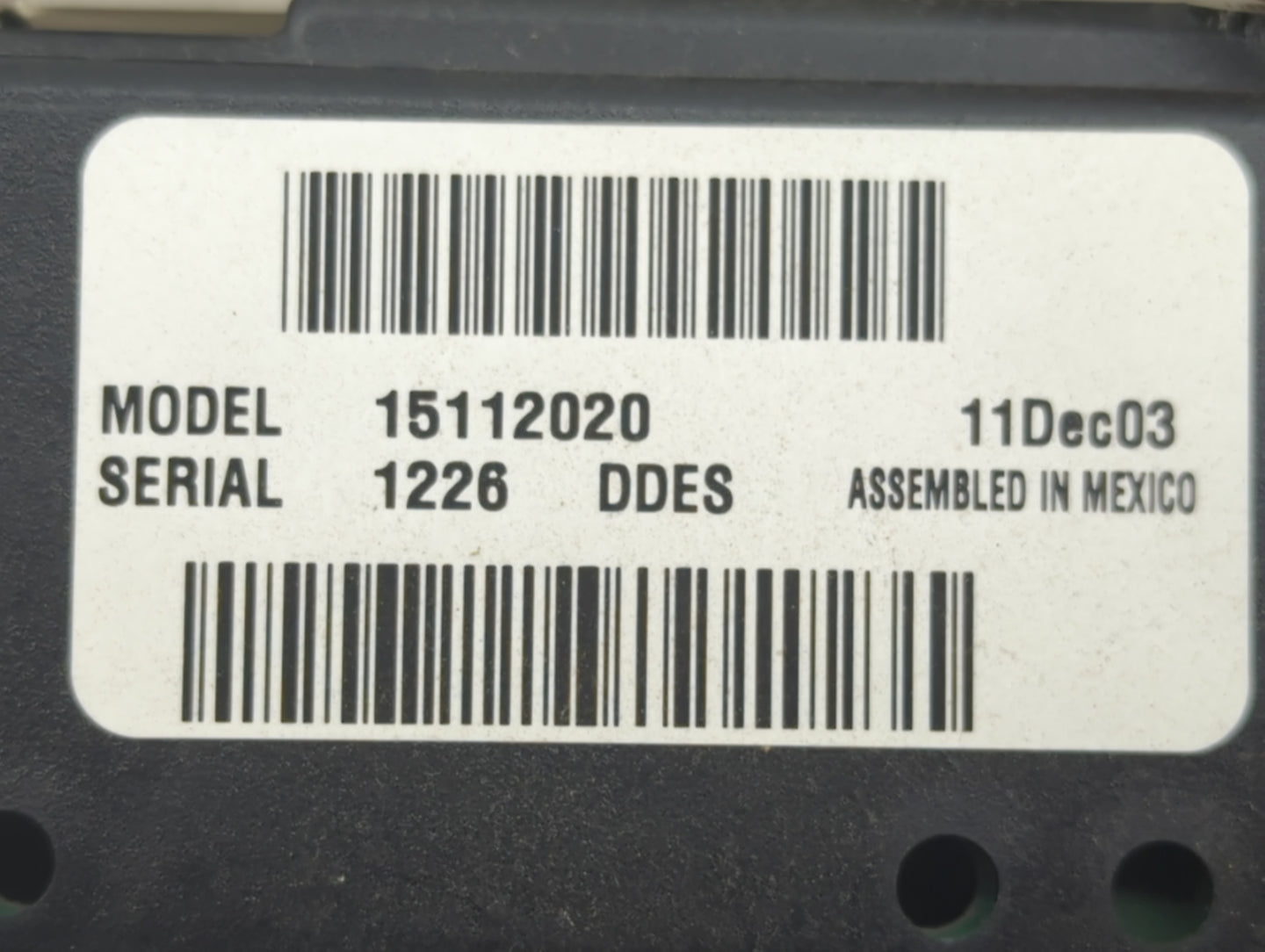 2003-2006 Gmc Yukon Climate Control Module Temperature AC/Heater Replacement P/N:15112020 Fits Fits 2003 2004 2005 2006 OEM 