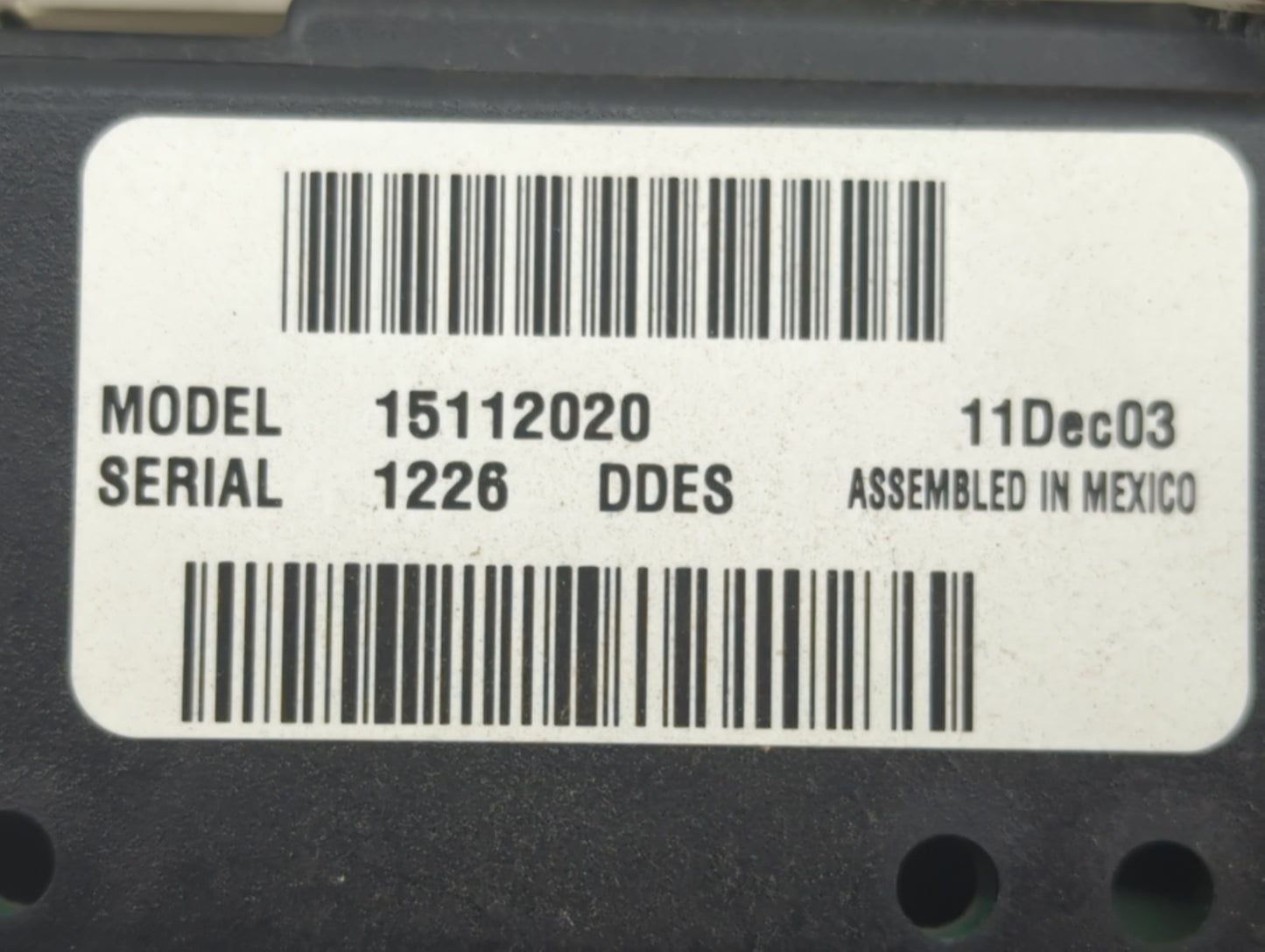 2003-2006 Gmc Yukon Climate Control Module Temperature AC/Heater Replacement P/N:15112020 Fits Fits 2003 2004 2005 2006 OEM 