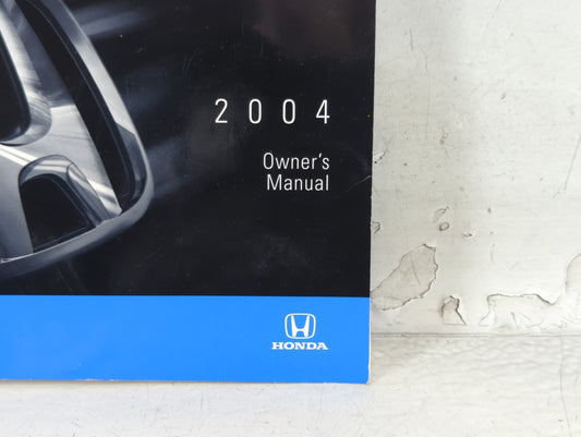 2004 Honda Accord Owners Manual Book Guide P/N:31SDA610 00X31-SDA-6101 OEM Used Auto Parts