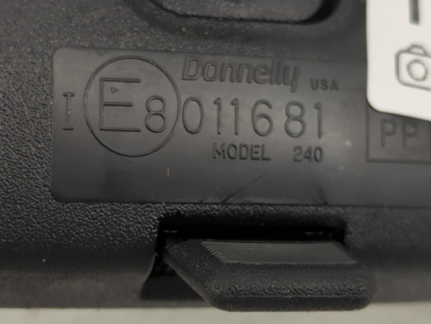 2004 Honda Accord Interior Rear View Mirror Replacement OEM P/N:E8011681 Fits OEM Used Auto Parts - Oemusedautoparts1.com