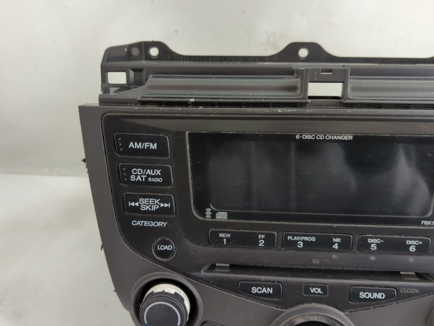 2004-2007 Honda Accord Radio AM FM Cd Player Receiver Replacement P/N:M4G478020 39175-SDA-L-L120-M2 Fits Fits 2004 2005 2006