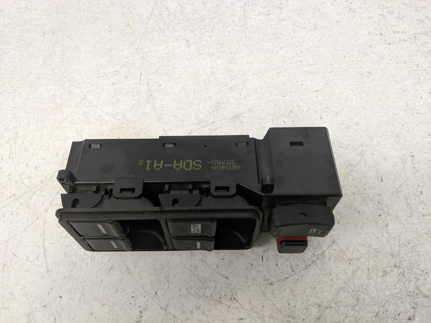 2003-2004 Honda Accord Master Power Window Switch Replacement Driver Side Left Fits Fits 2003 2004 OEM Used Auto Parts - Oem