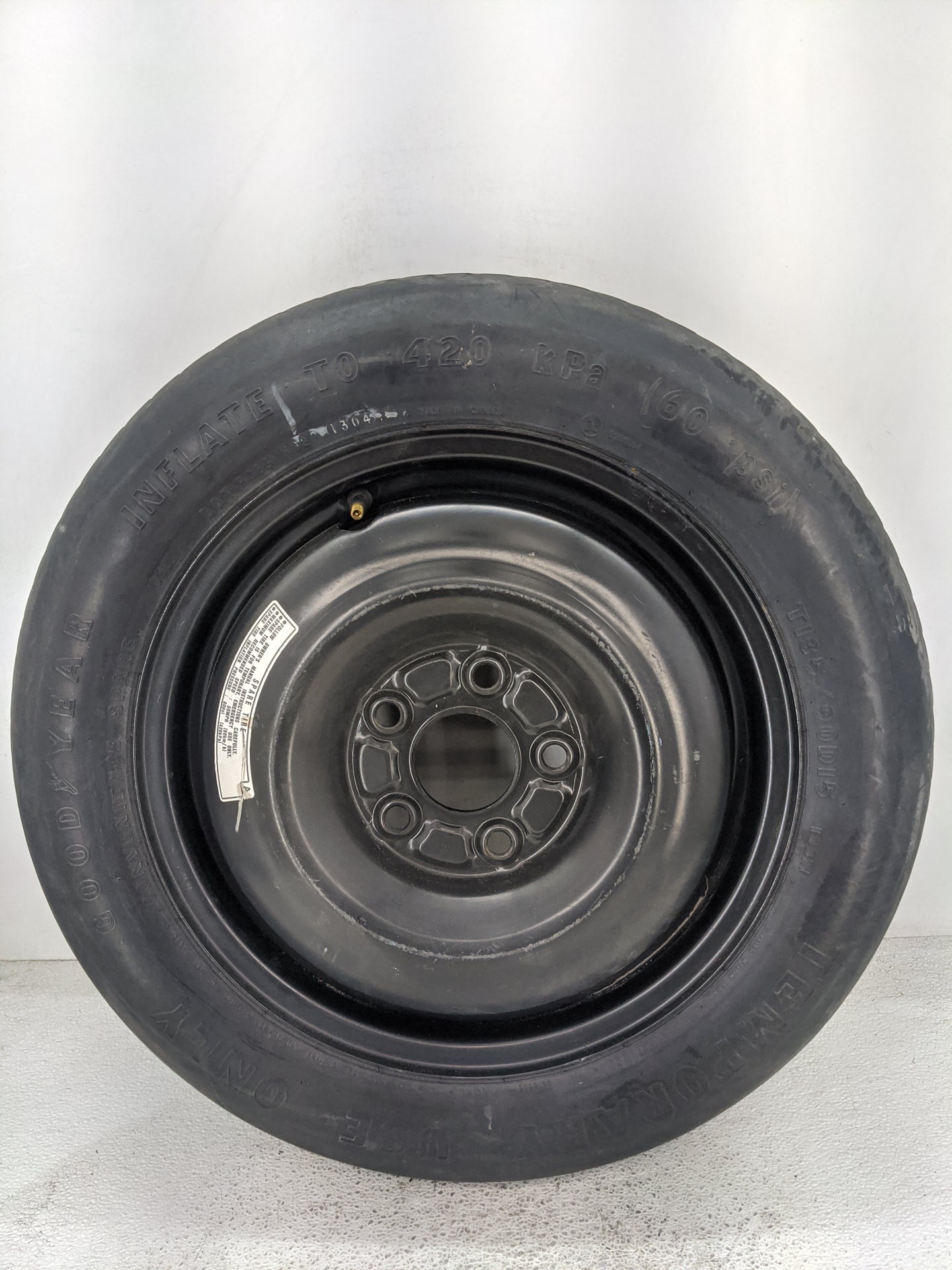 2003-2007 Honda Accord Spare Donut Tire Wheel Rim Oem - Oemusedautoparts1.com