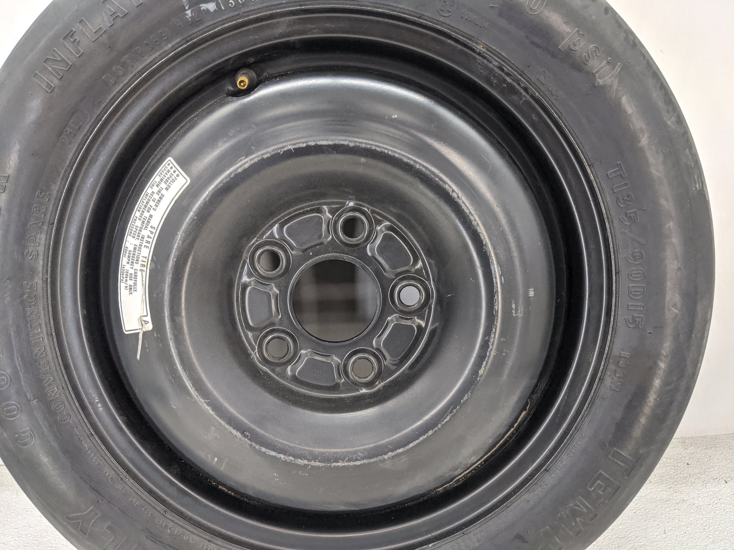 2003-2007 Honda Accord Spare Donut Tire Wheel Rim Oem - Oemusedautoparts1.com