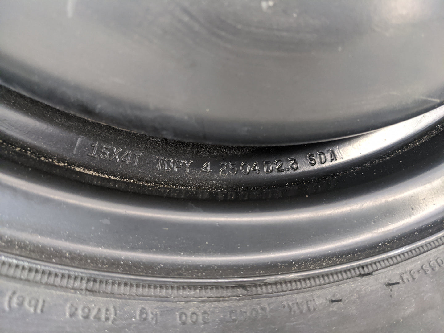2003-2007 Honda Accord Spare Donut Tire Wheel Rim Oem - Oemusedautoparts1.com