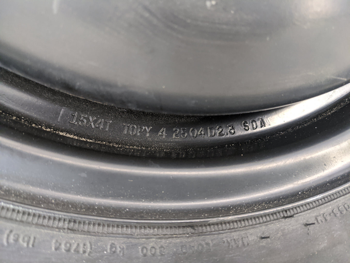 2003-2007 Honda Accord Spare Donut Tire Wheel Rim Oem - Oemusedautoparts1.com