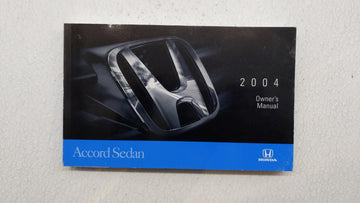 2004 Honda Accord Owners Manual Book Guide P/N:00X31-SDA-6100 OEM Used Auto Parts - Oemusedautoparts1.com