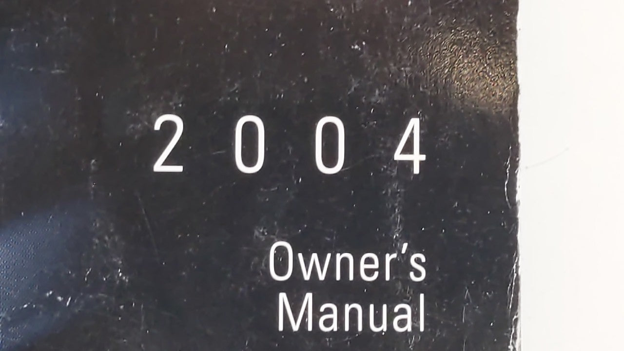 2004 Honda Accord Owners Manual Book Guide OEM Used Auto Parts - Oemusedautoparts1.com