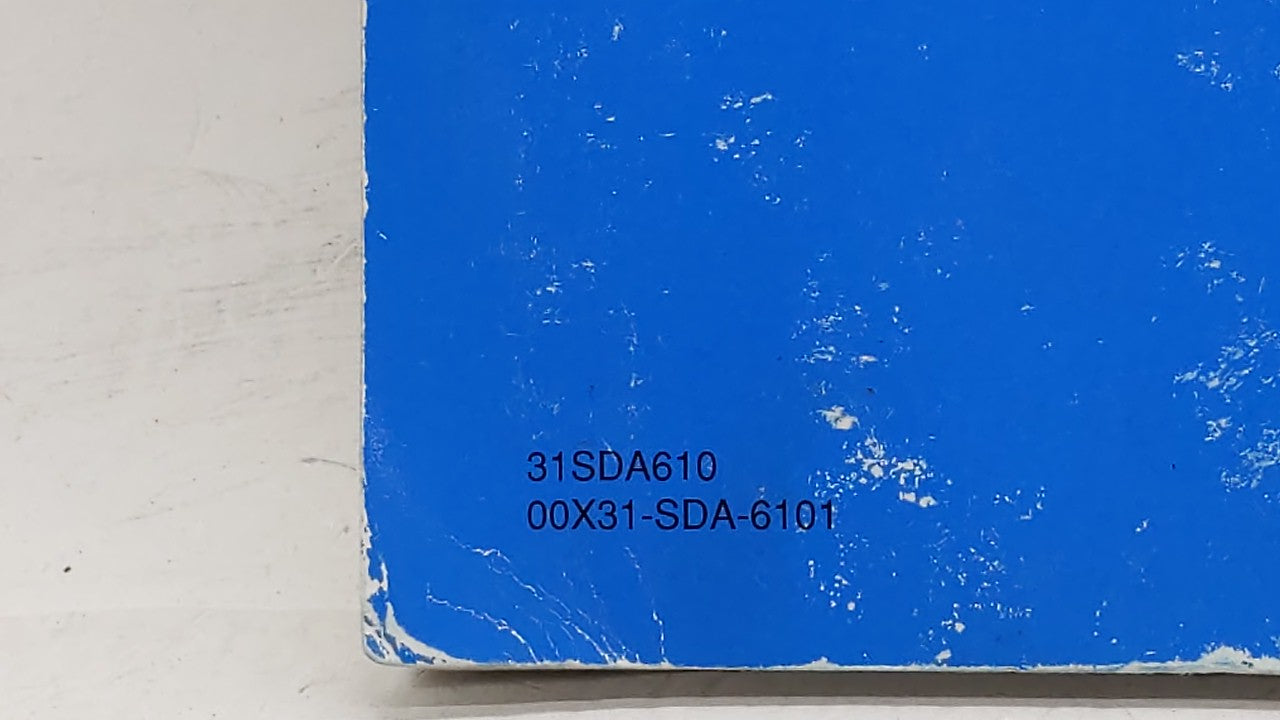 2004 Honda Accord Owners Manual Book Guide OEM Used Auto Parts - Oemusedautoparts1.com