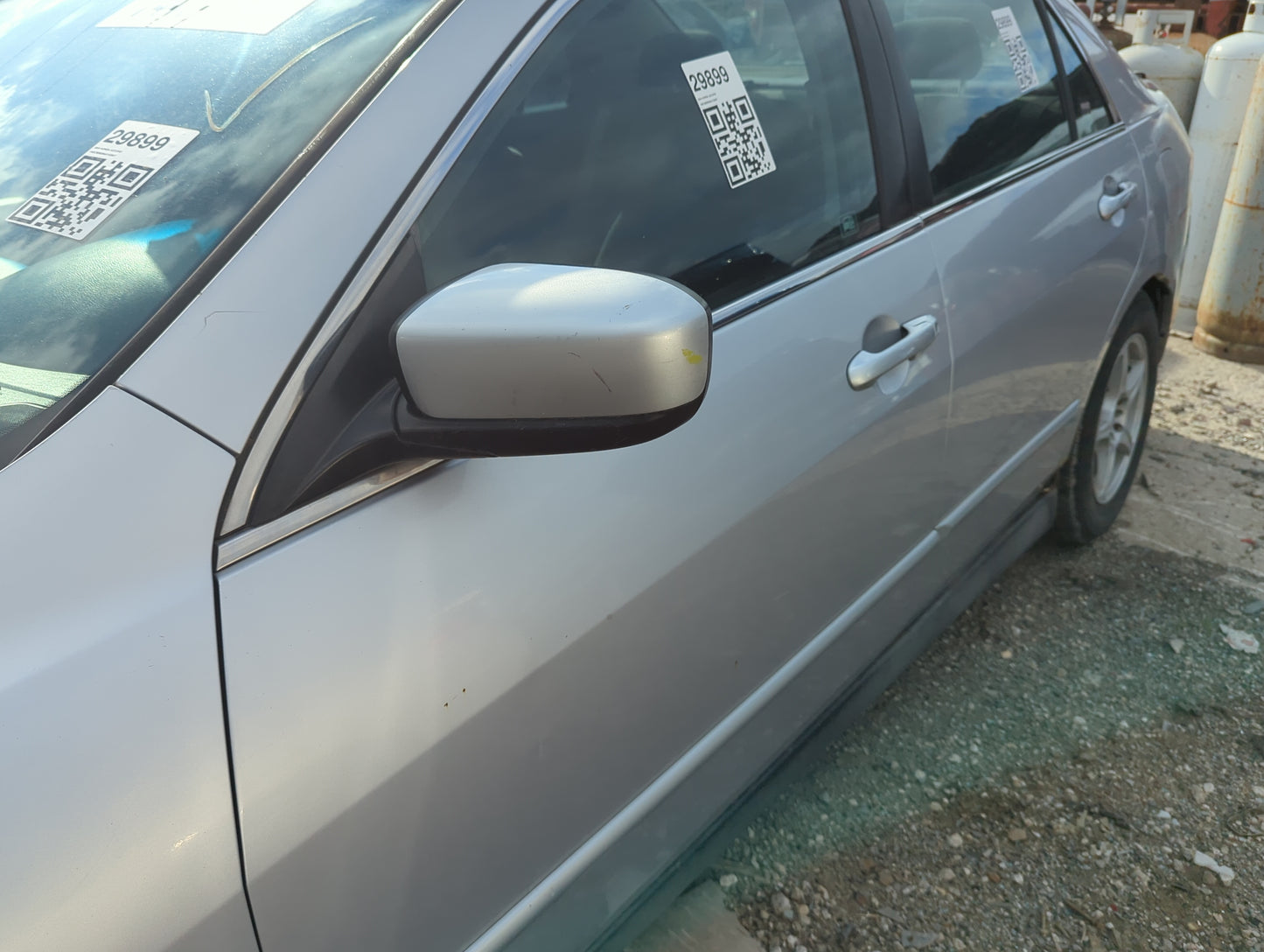2003-2007 Honda Accord Driver Side View Mirror - Left Door Mirror OEM Used - Oemusedautoparts1.com