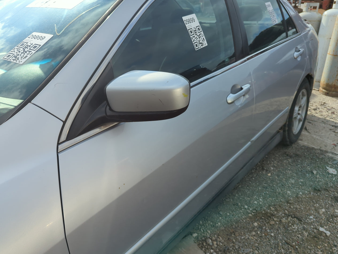 2003-2007 Honda Accord Driver Side View Mirror - Left Door Mirror OEM Used - Oemusedautoparts1.com