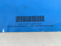 2004 Honda Accord Owners Manual Book Guide P/N:0CX31-SDA-6101 OEM Used Auto Parts - Oemusedautoparts1.com