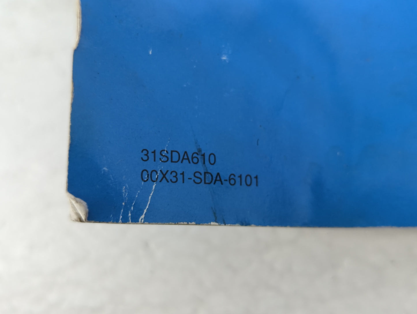 2004 Honda Accord Owners Manual Book Guide P/N:0CX31-SDA-6101 OEM Used Auto Parts - Oemusedautoparts1.com