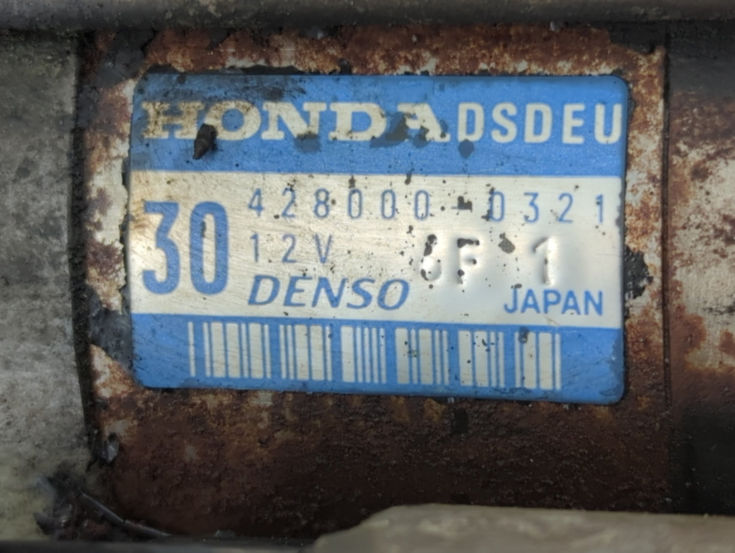 2001-2005 Honda Civic Car Starter Motor Solenoid OEM Fits Fits 2001 2002 2003 2004 2005 OEM Used Auto Parts - Oemusedautopar