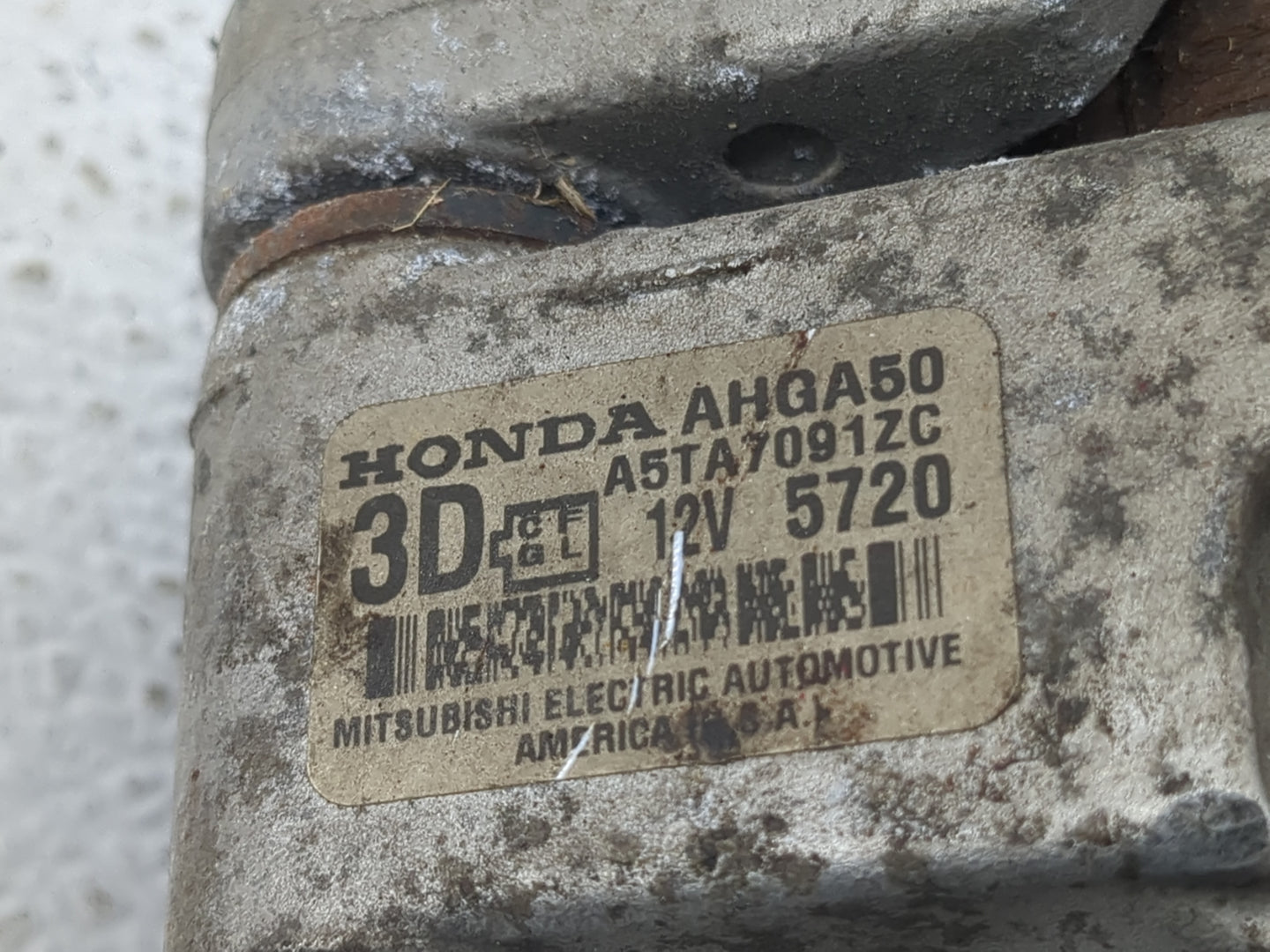 2001-2005 Honda Civic Alternator Replacement Generator Charging Assembly Engine OEM P/N:A5TA7091ZC Fits OEM Used Auto Parts 