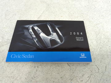 2004 Honda Civic Owners Manual Book Guide P/N:00X31-S5A-6310 OEM Used Auto Parts - Oemusedautoparts1.com