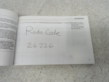 2004 Honda Civic Owners Manual Book Guide P/N:00X31-S5A-6310 OEM Used Auto Parts