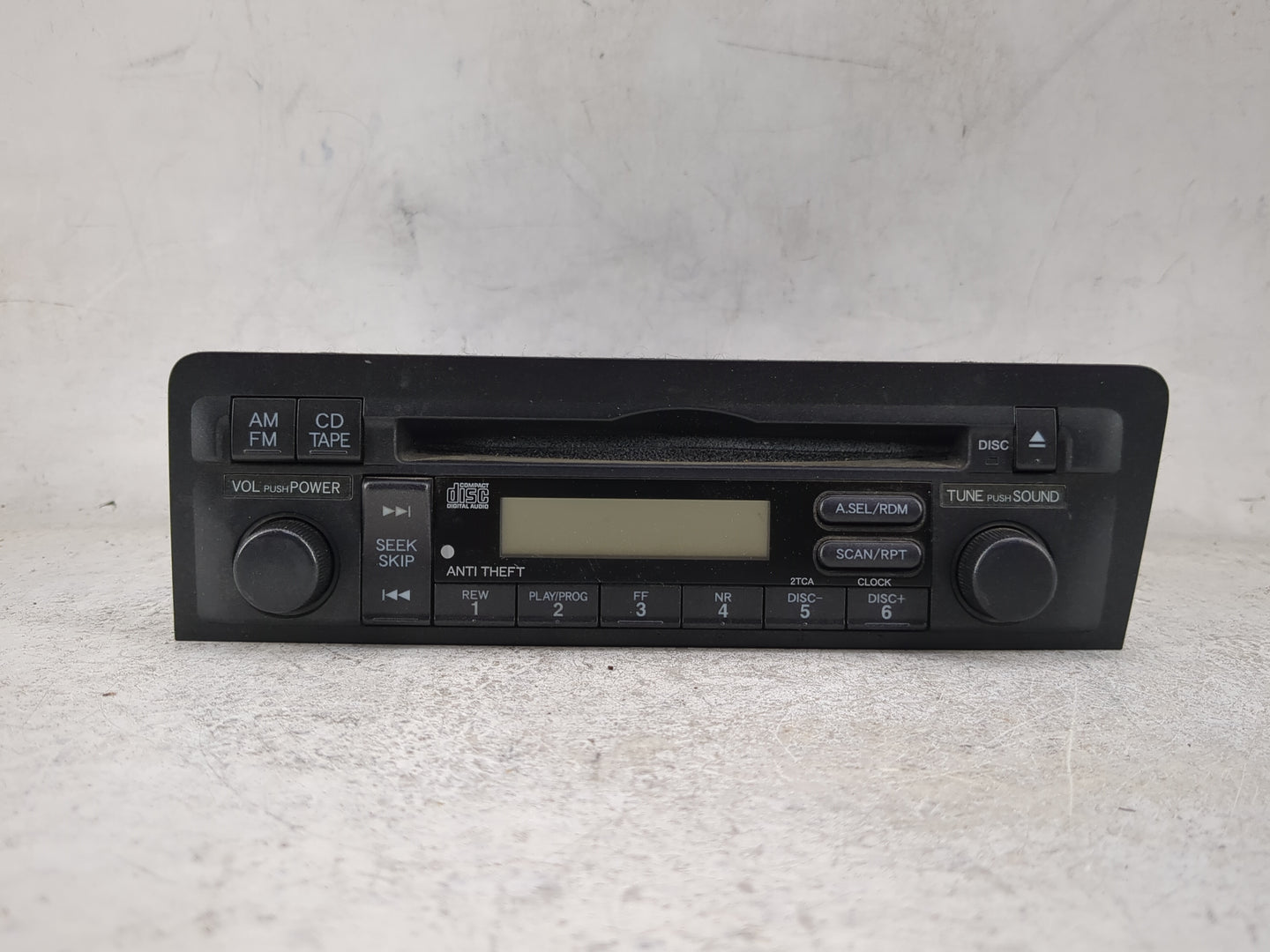 2004-2005 Honda Civic Radio AM FM Cd Player Receiver Replacement P/N:39101-S5A-A210-M1 MF624AA Fits Fits 2004 2005 OEM Used 