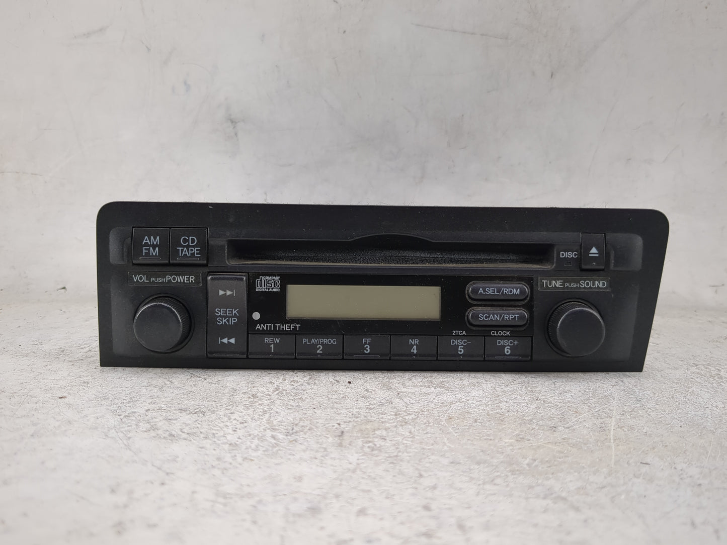 2004-2005 Honda Civic Radio AM FM Cd Player Receiver Replacement P/N:39101-S5A-A210-M1 MF624AA Fits Fits 2004 2005 OEM Used 