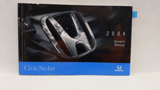 2004 Honda Civic Owners Manual Book Guide OEM Used Auto Parts - Oemusedautoparts1.com