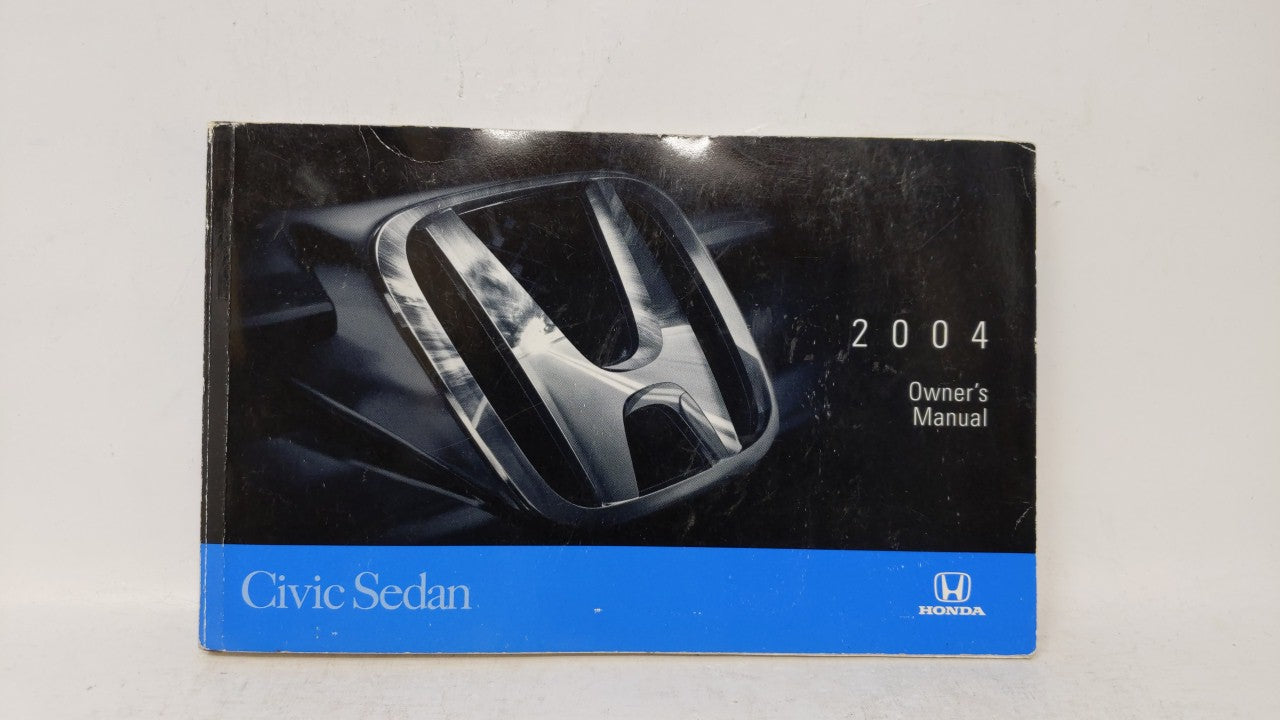 2004 Honda Civic Owners Manual Book Guide OEM Used Auto Parts - Oemusedautoparts1.com