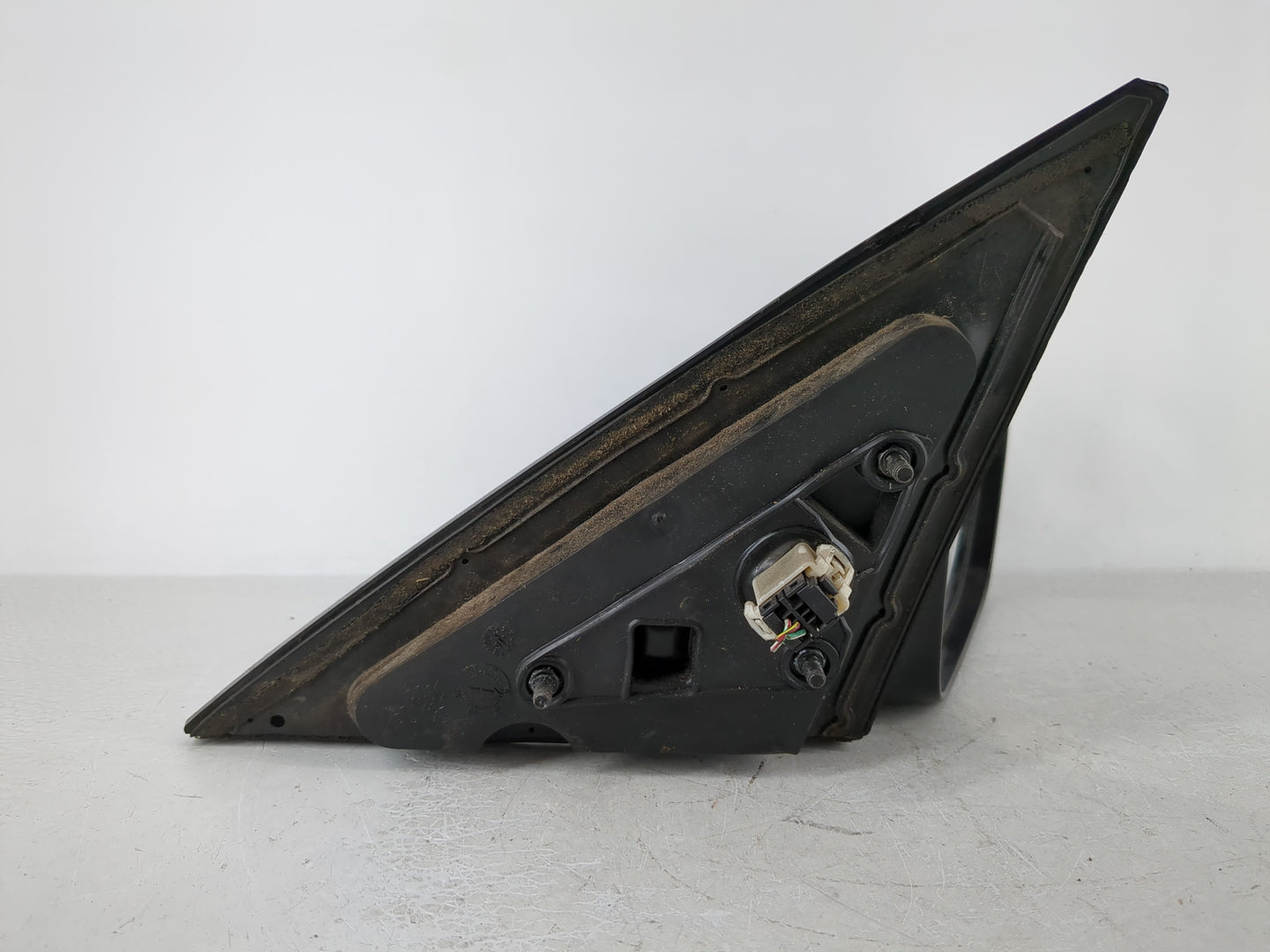 2001-2005 Honda Civic Passenger Right Side View Manual Door Mirror Black - Oemusedautoparts1.com