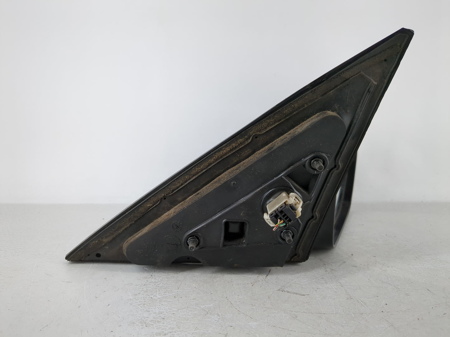 2001-2005 Honda Civic Passenger Right Side View Manual Door Mirror Black - Oemusedautoparts1.com