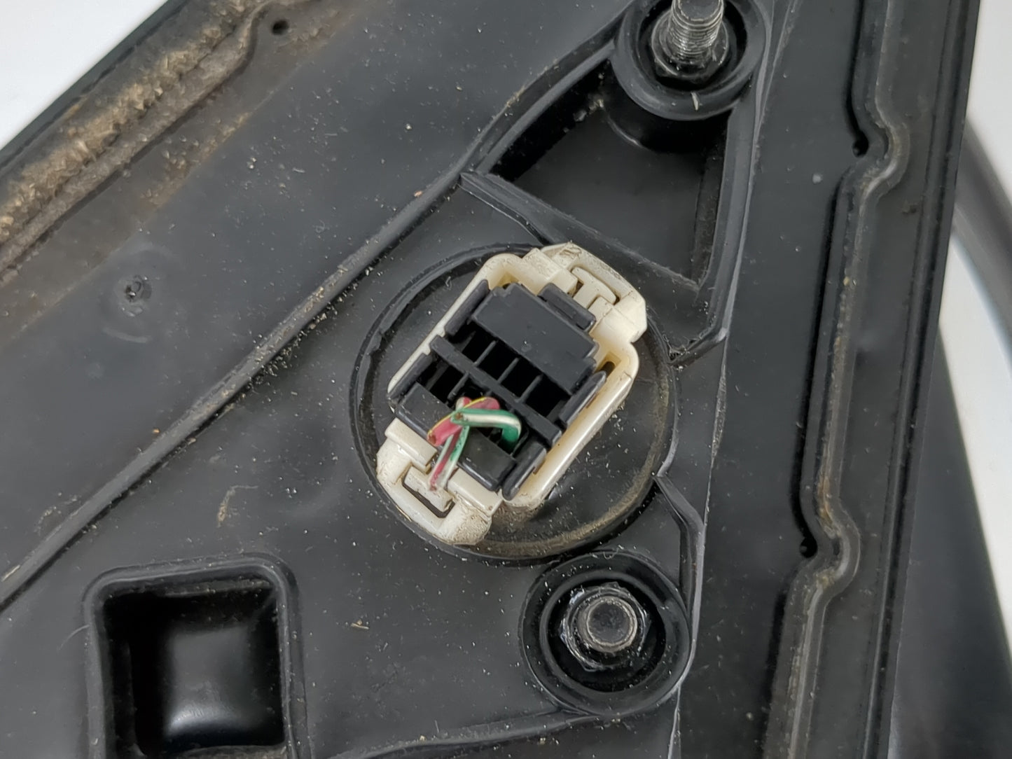 2001-2005 Honda Civic Passenger Right Side View Manual Door Mirror Black - Oemusedautoparts1.com