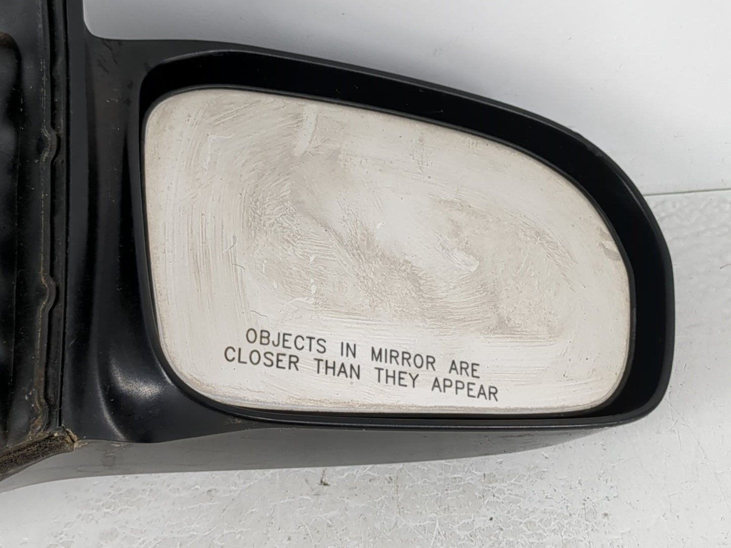 2001-2005 Honda Civic Passenger Right Side View Manual Door Mirror Black - Oemusedautoparts1.com