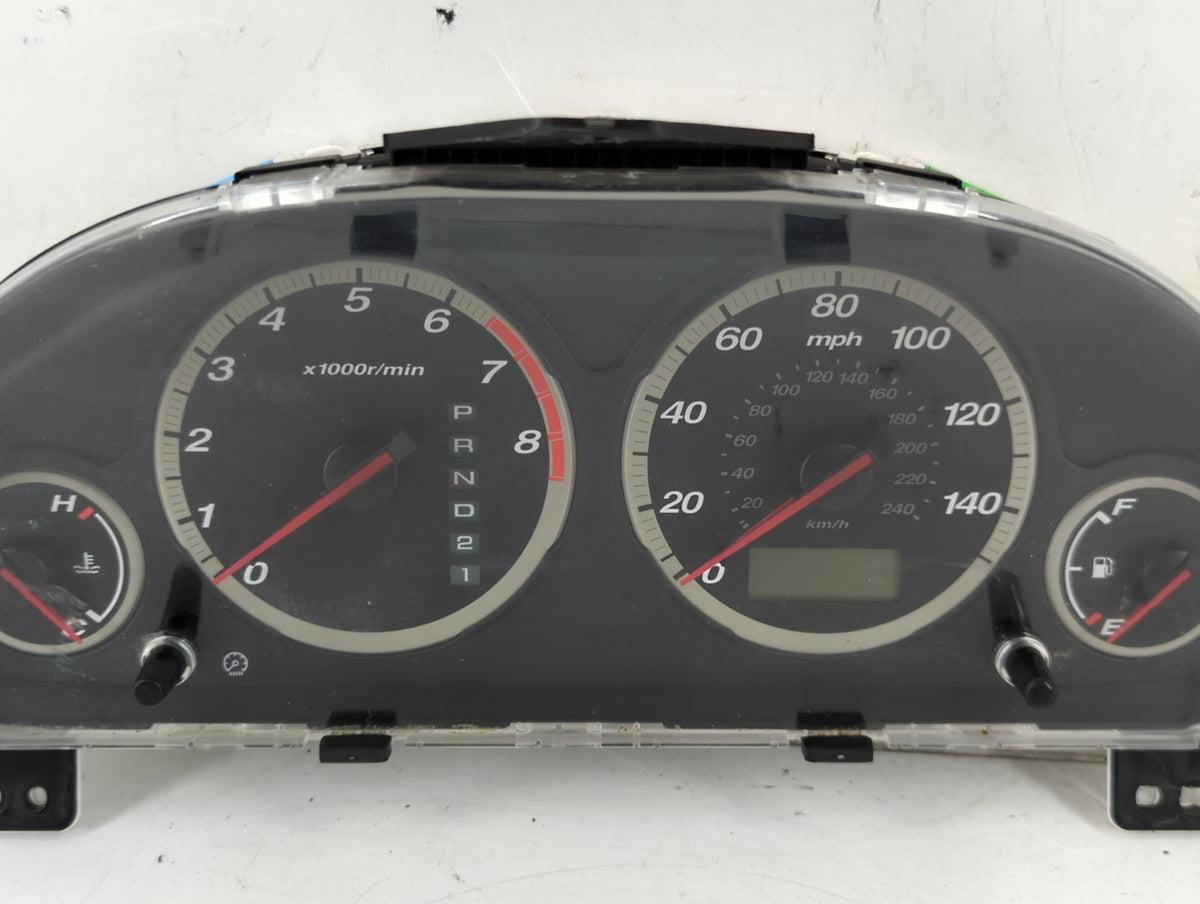 2004 Honda Cr-V Instrument Cluster Speedometer Gauges P/N:78100-S9A-A722 Miles:198K Fits OEM Used Auto Parts - Oemusedautopa