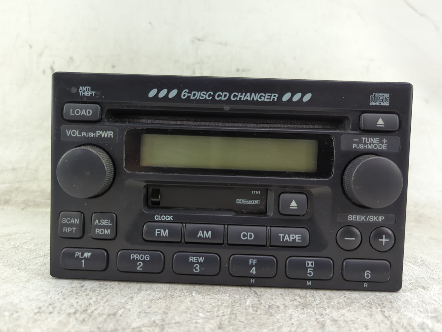 2002-2004 Honda Cr-V Radio AM FM Cd Player Receiver Replacement P/N:39100-SCA-A200-01 CQ-EH8261LC Fits Fits 2002 2003 2004 O