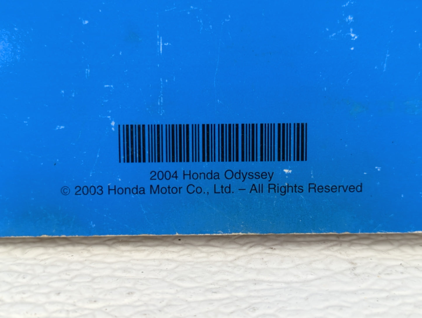 2004 Honda Odyssey Owners Manual Book Guide OEM Used Auto Parts - Oemusedautoparts1.com